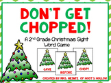 Don't Get Chopped!: A 2nd Grade Christmas Sight Word Game