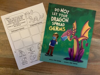 Preview of Don't Let Your Dragon Spread Germs Sorting Activity