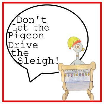 Preview of Don't Let the Pigeon Drive the Sleigh | Christmas Bulletin Board