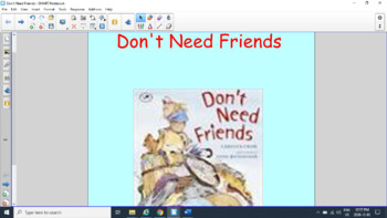 Preview of Don't Need Friends Drama Activity