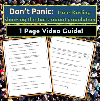 Preview of Don't Panic! Hans Rosling Documentary Video Guide Questions