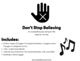 Don't Stop Believin' Play Alongs (Adapted)