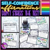 Don't Stress the Test: Self-confidence coloring affirmation cards