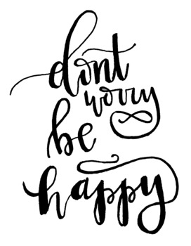 Preview of Don't Worry Be Happy SVG