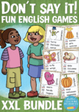 Don´t say it! - fun ESL / English guessing games (growing bundle)