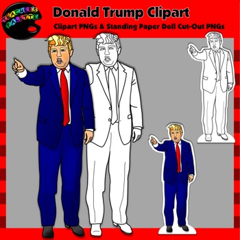 Preview of Donald Trump Clipart and Paper Dolls