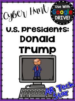 Preview of Donald Trump Digital Cyber Hunt for Google Slides Distance Learning