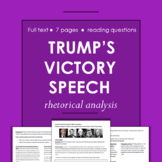 Donald Trump's Victory Speech Rhetorical Analysis