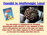 Donald in MathMagic Land Follow Along Questions
