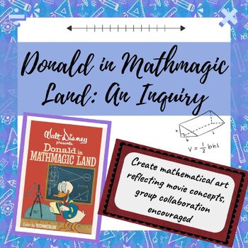 Preview of Donald in Mathmagic Land: Math Movie Activity, No-Prep, Minute-by-Minute Lesson