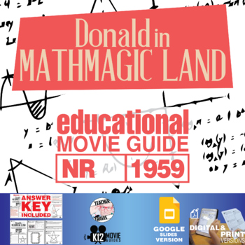 Preview of Donald in Mathmagic Land Movie Guide | Worksheet | Questions | Google (1959)