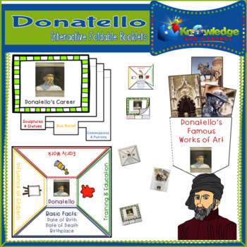 Preview of Donatello Interactive Foldable Booklets