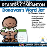 Donavan's Word Jar Reading Comprehension/ Novel Study Activities