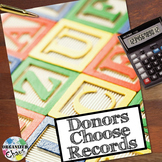 DonorsChoose Records