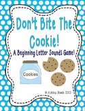 Don't Bite the Cookie! A Beginning (Or Ending) Letter Sounds Game
