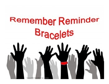 Preview of Remember Reminder Bracelets