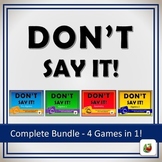 Don't Say It! Vocabulary Review Game: COMPLETE Bundle