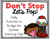 End of the Year Summer Learning Editable