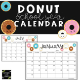 Donut 2023-2024 School Year Calendar