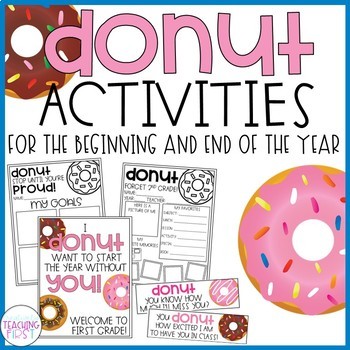 Preview of Donut Activities for Beginning and End of the Year - Google Classroom