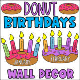 Donut Birthday Display: Classroom Decor