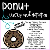 Donut Centers and Activities - Writing, Math, Games and More!