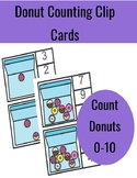 Donut Counting Clip Cards 