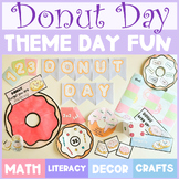 Donut Day - Theme Day Pack - Crafts, Writing, Math, Games