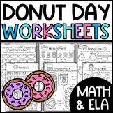 Donut Day Themed Activities and Worksheets: End of the Yea