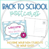 Donut Editable Back to School Postcards to Students