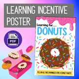 Donut Incentive Reward Chart Poster - Not Program Specific