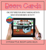 Donut Making Following Directions BOOM CARD Deck! - NO PRE