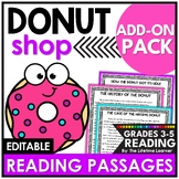Donut Reading Comprehension Passages Questions Activities 