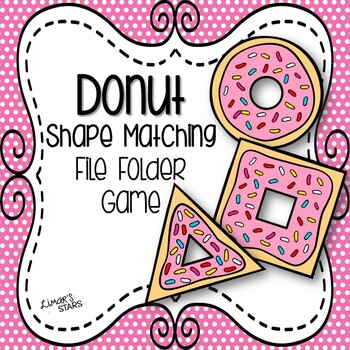 Preview of Donut Shape Matching File Folder Game