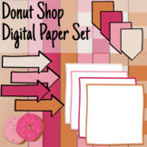 Donut Shop Digital Paper Set