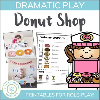 Preview of Donut Shop Dramatic Play Printables