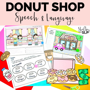 Preview of Donut Shop Speech Therapy