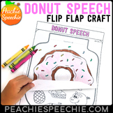 Donut Speech and Language Flip Flap Craft