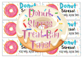 Donut Stress Tags | Treat Bag Tags | Testing Treat Colorfu