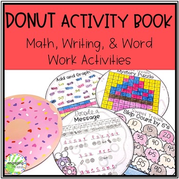 Preview of Donut Themed Writing, Math, and Word Work Activities