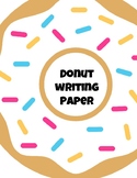 Donut Writing Paper!