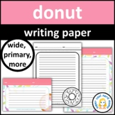 Writing Paper Sprinkle Donut