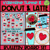 Donut and Latte Bulletin Board & Door Decor (Valentine Theme)