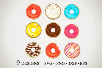 Download Donut Bundle Svg Donut Svg Donut Cut File Donut Clipart Donuts Svg
