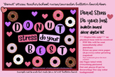 Donut stress bulletin board/door decor kit teacher/counsel