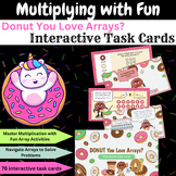 Donuts & Multiplication: Fun Task Cards for Mastering Arra