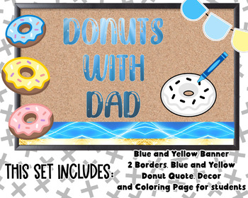 Preview of Donuts with Dad // Bulletin Board decor