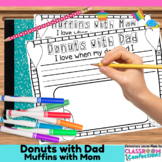 Donuts with Dad and Muffins with Mom Poster Activites {k-1}