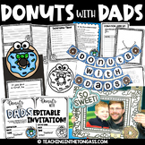Donuts with Dads Grownups Activities Invitation Father's D