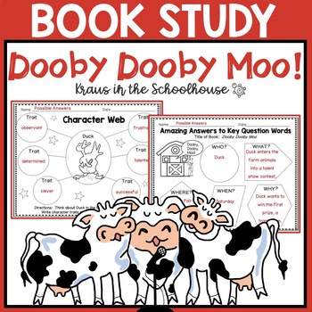 Preview of Dooby Dooby Moo Activities